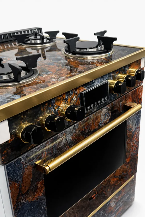 2 Gold Porcelain Forti Cooker