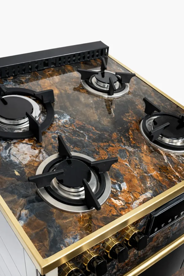 3 Gold Porcelain Forti Cooker