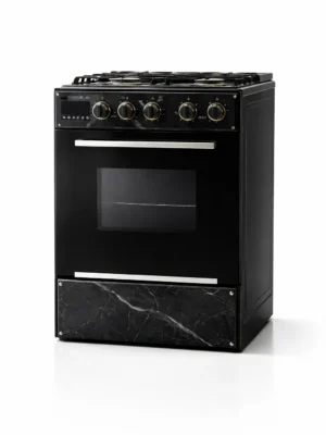 Premium Black Porcelain Forti Cooker